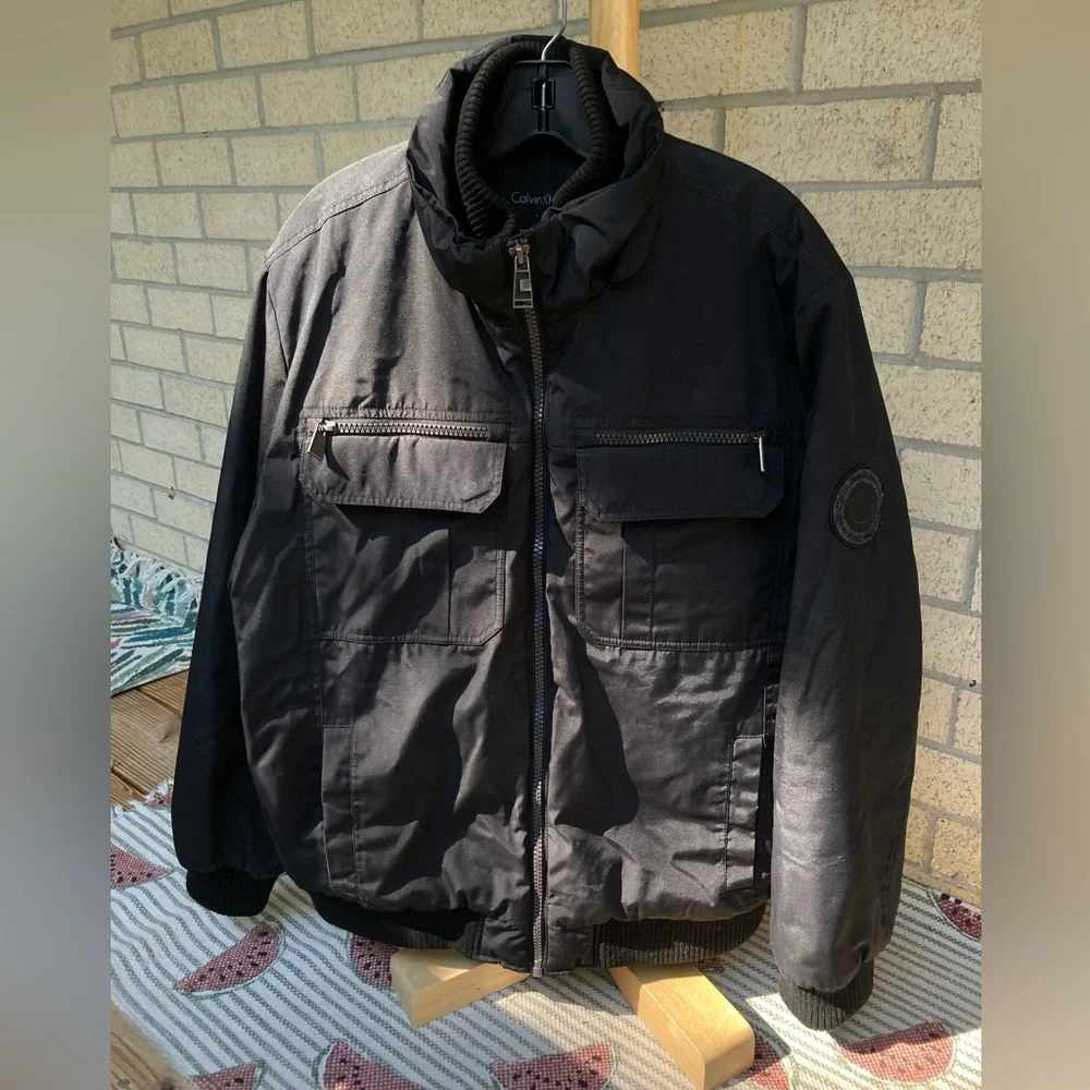 Calvin Klein Water Resistant Wind Protection Heavy Duty Utility Jacket Work Coat
